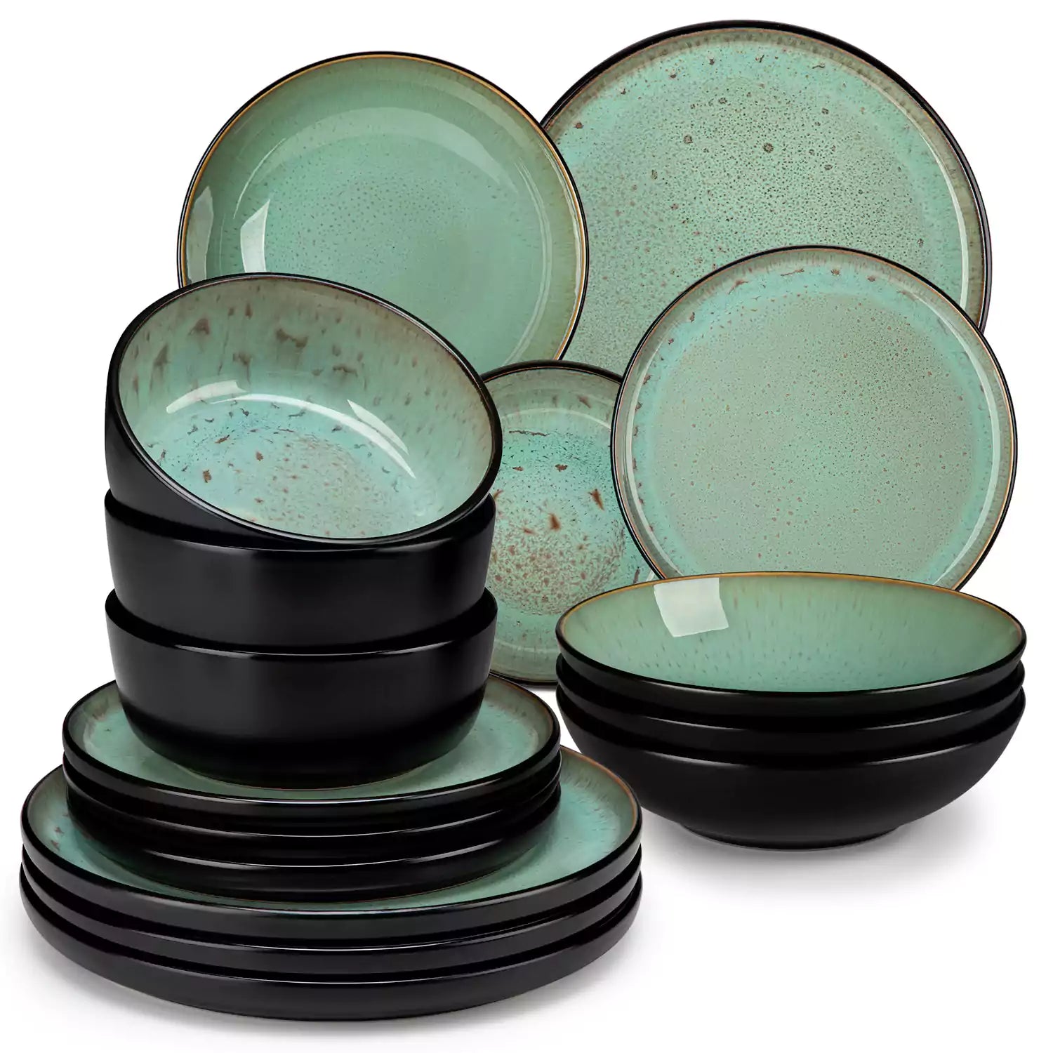 Amber 16 Piece Dinnerware Set