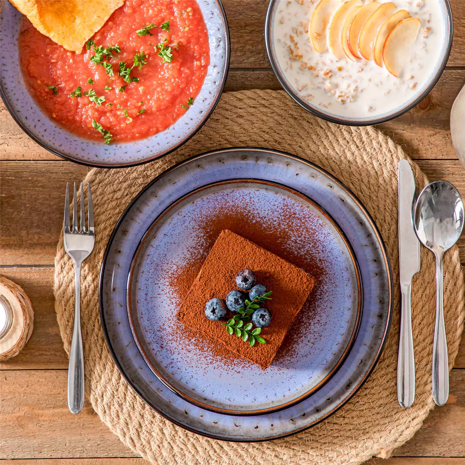 Amber 16 Piece Dinnerware Set