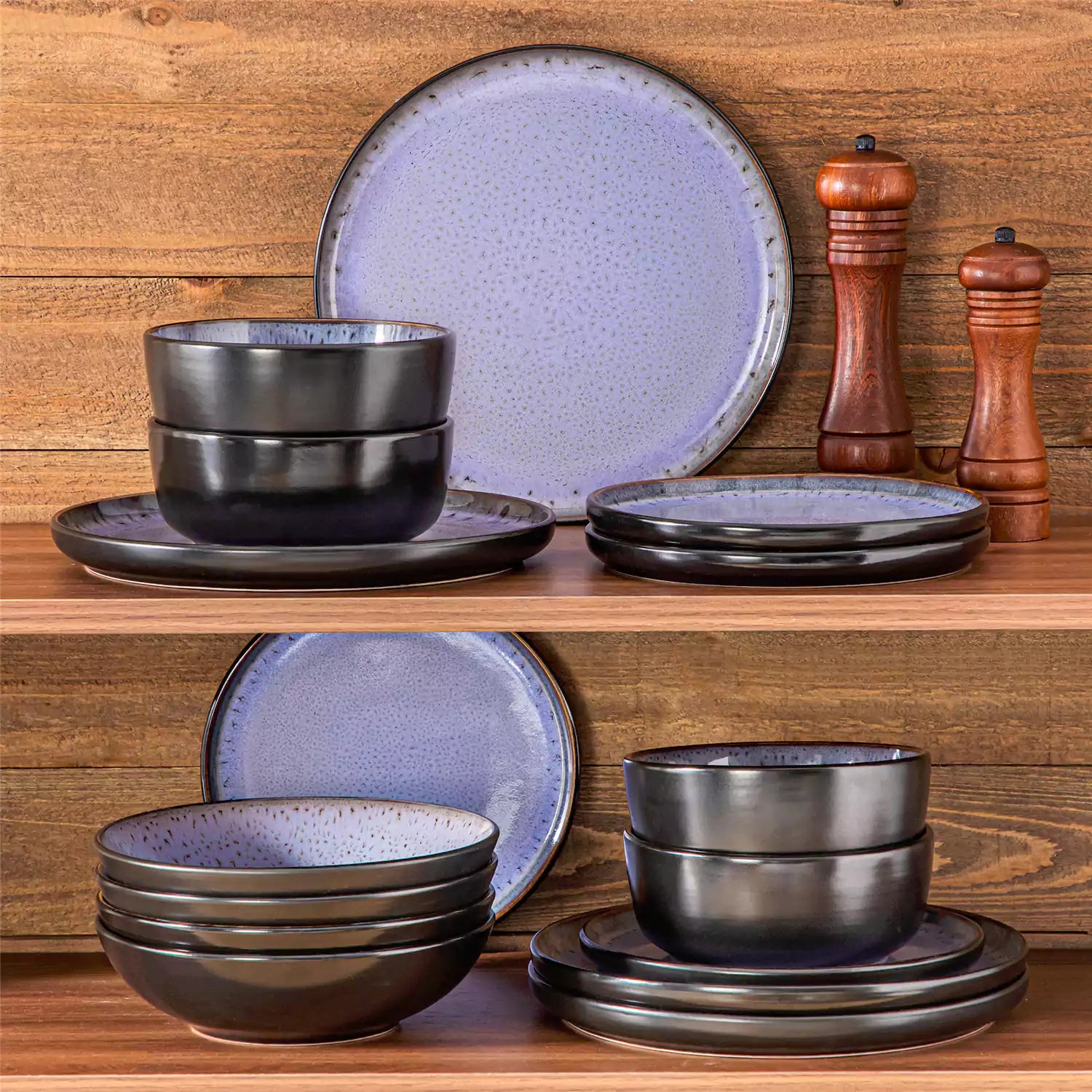 Amber 16 Piece Dinnerware Set