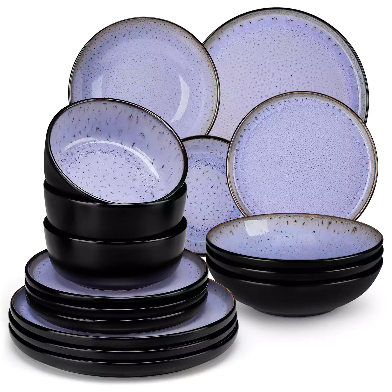 Amber 16 Piece Dinnerware Set