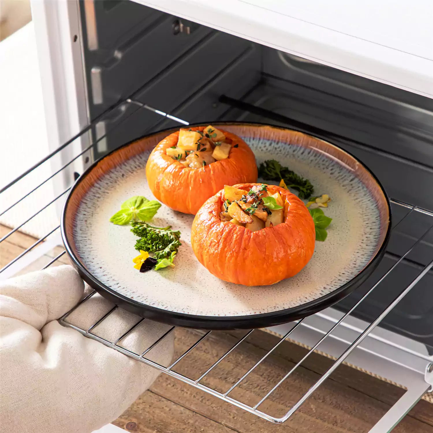 Amber 12 Piece Dinnerware Set