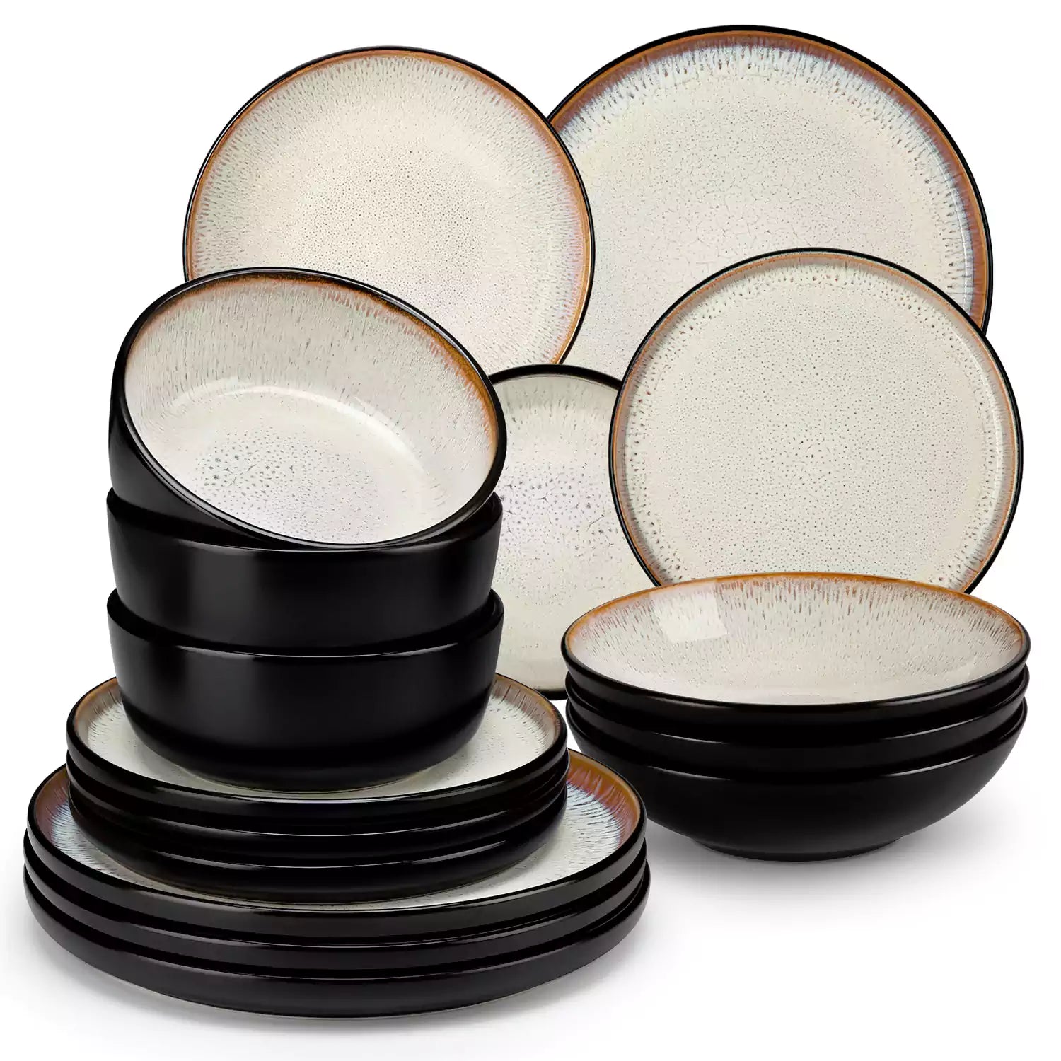 Amber 16 Piece Dinnerware Set