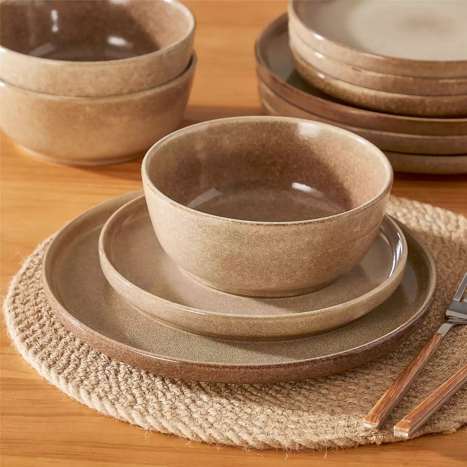 Anya 12 Piece Dinnerware Set