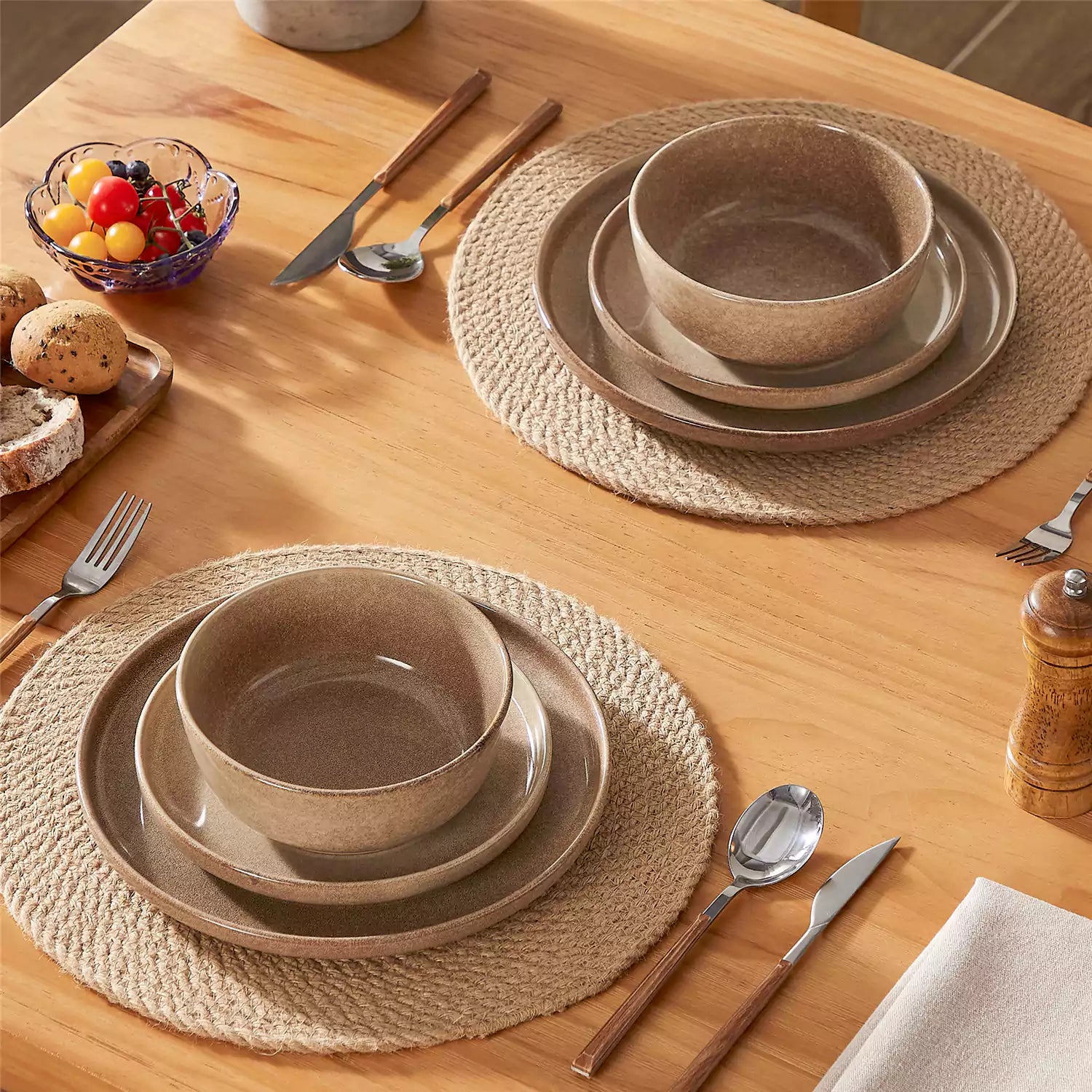 Anya 12 Piece Dinnerware Set