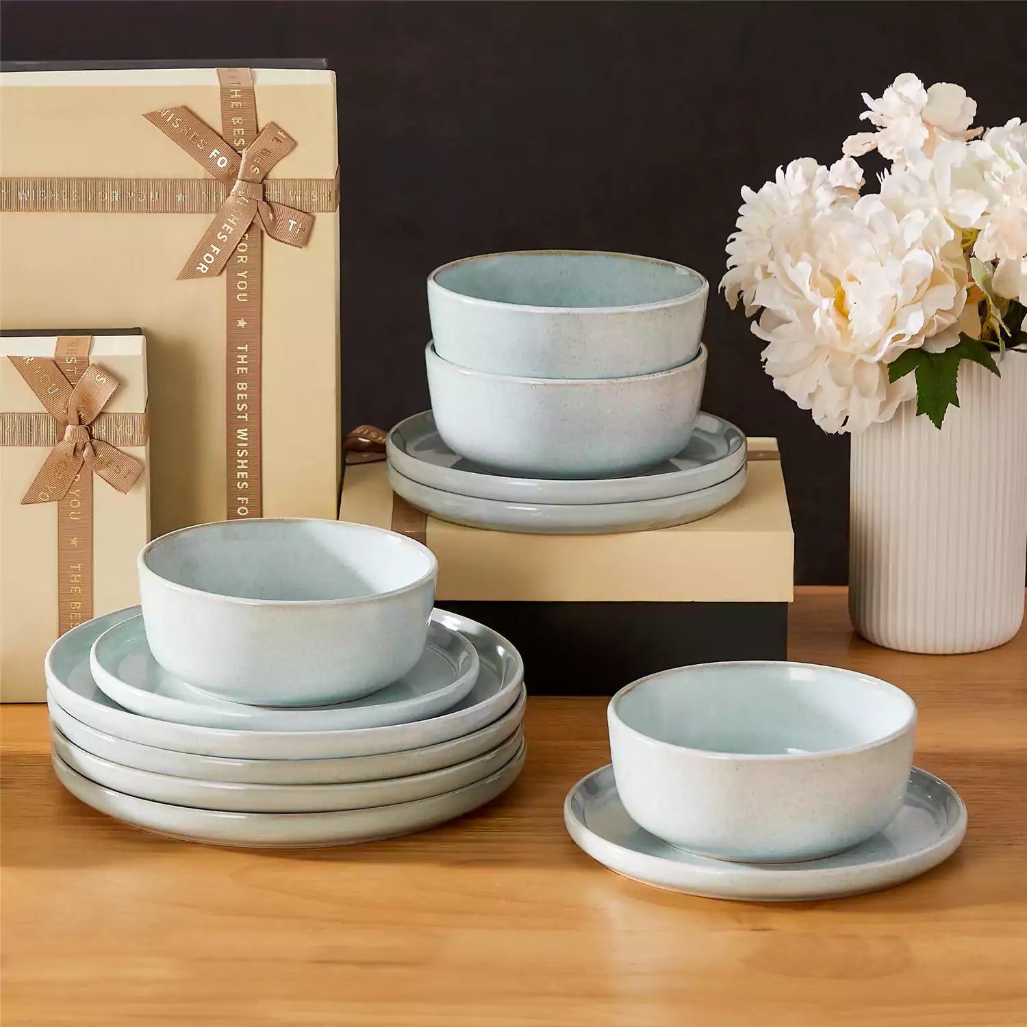 Anya 12 Piece Dinnerware Set