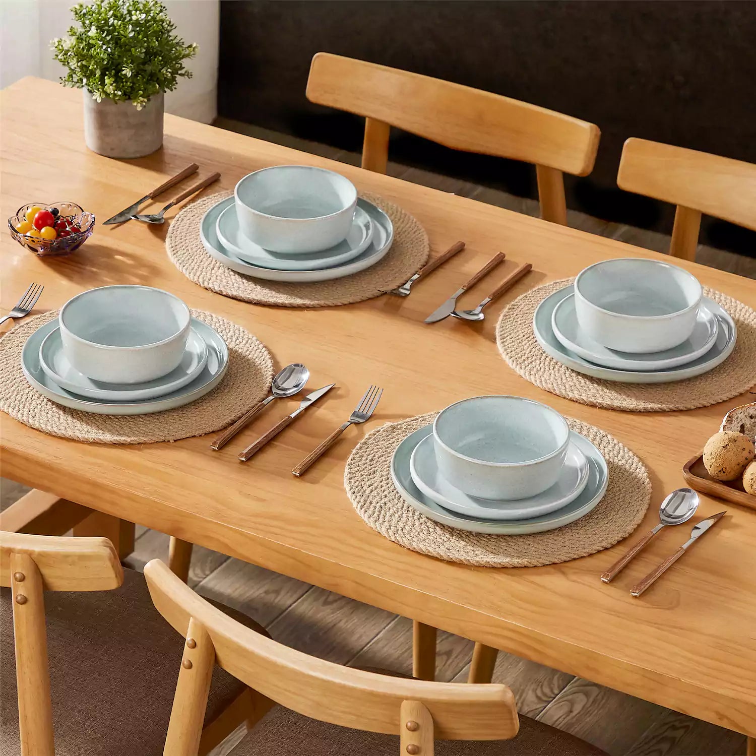 Anya 12 Piece Dinnerware Set