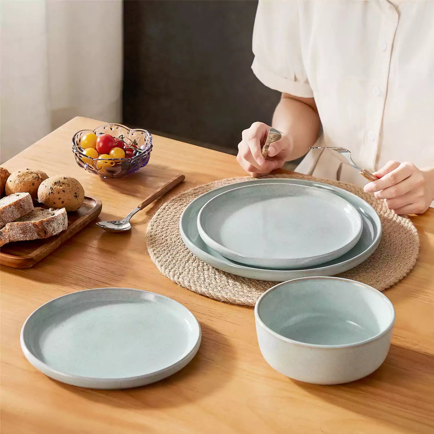 Anya 12 Piece Dinnerware Set