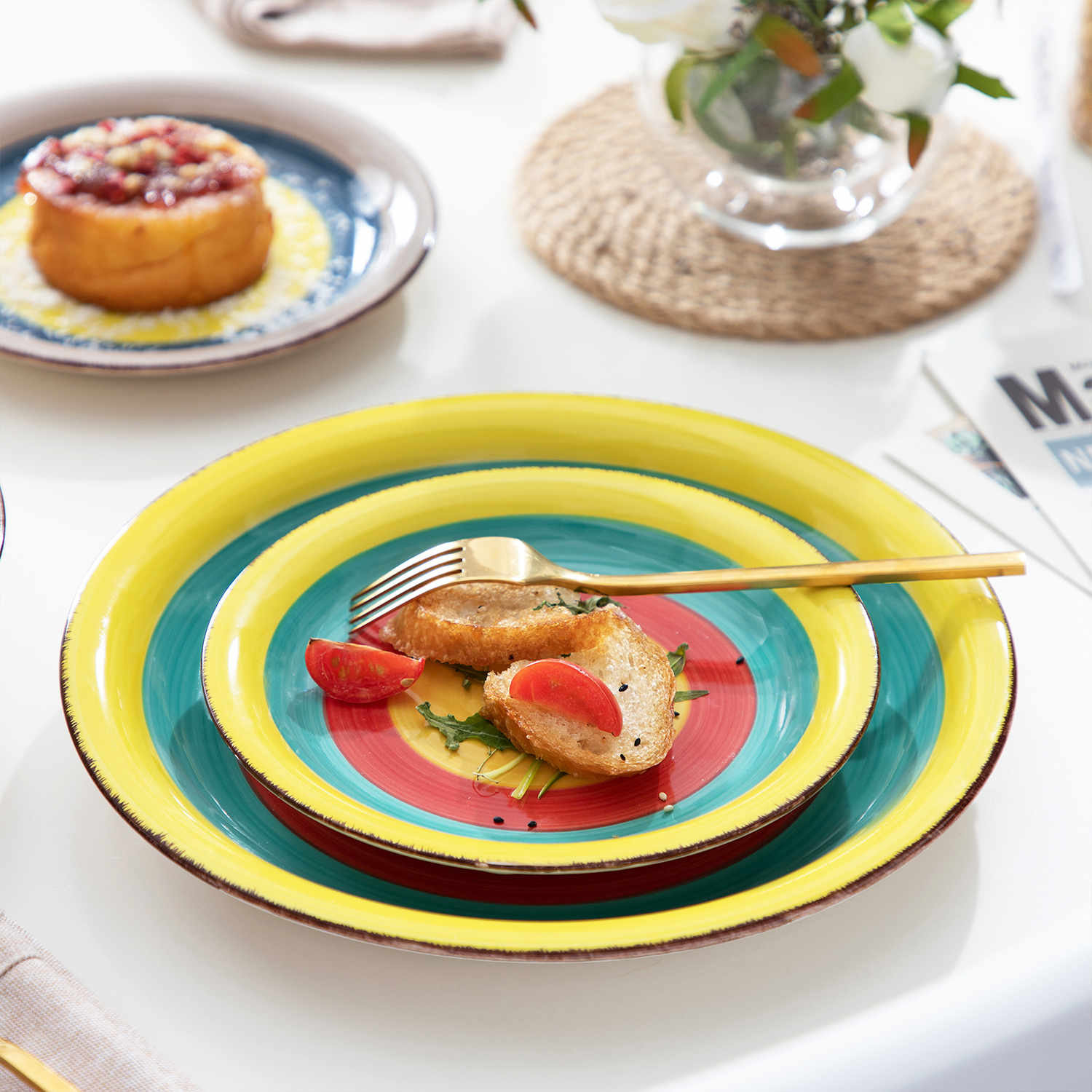 Arco 18 Piece Dinnerware Set