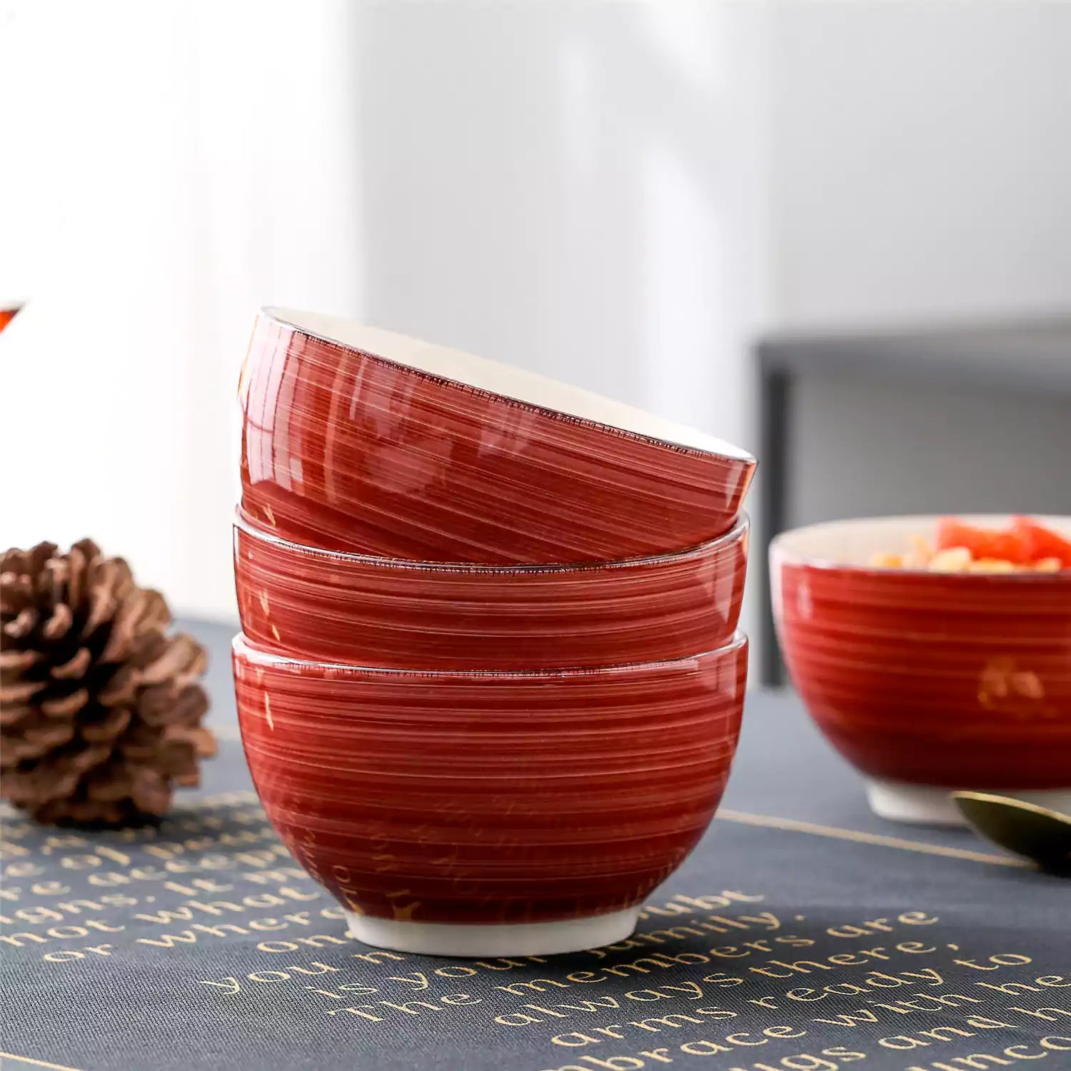 Bella Turquoise Cereal Bowl Set of 4