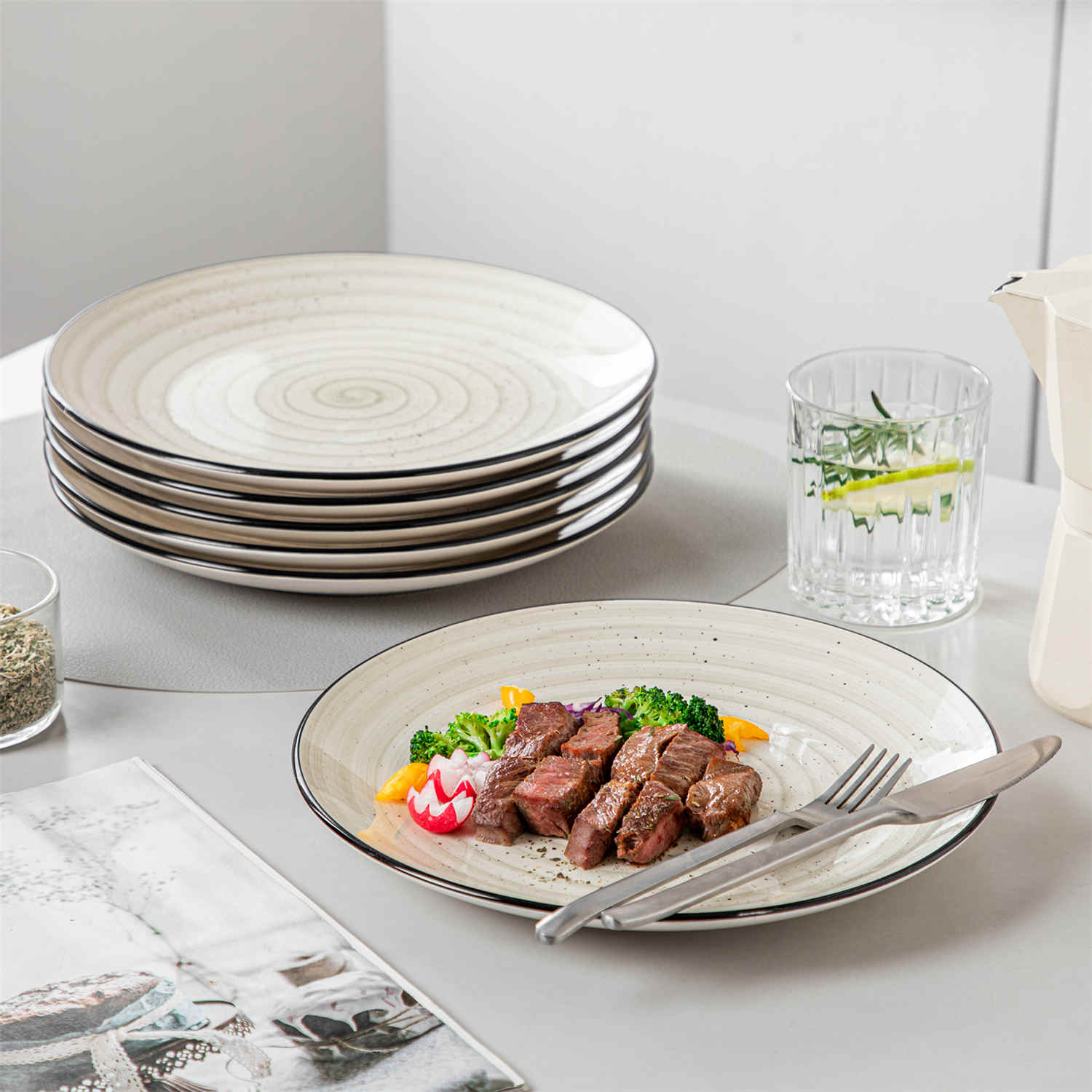 Bonbon Dinner Plates Set of 6