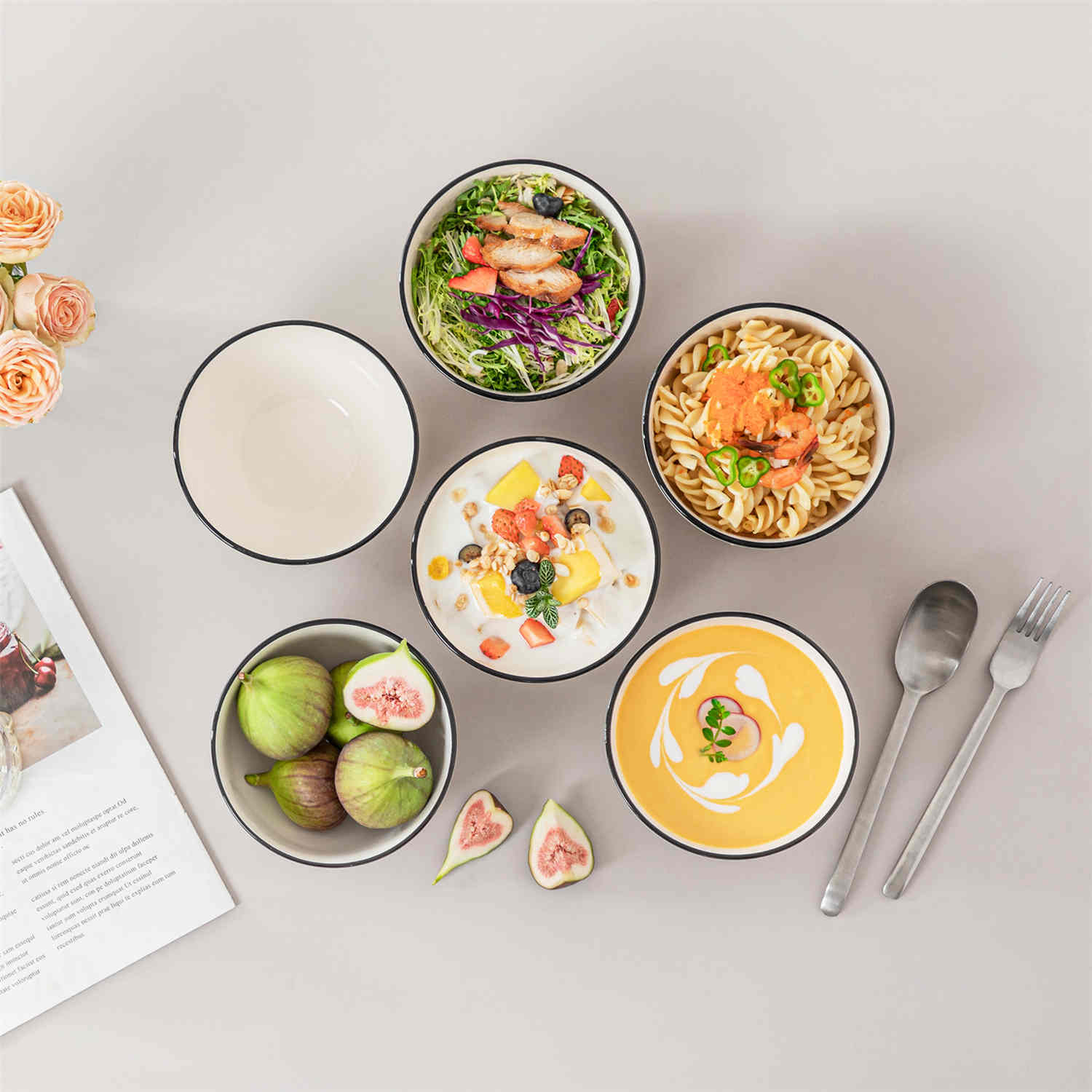 Bonbon Cereal Bowls Set of 6