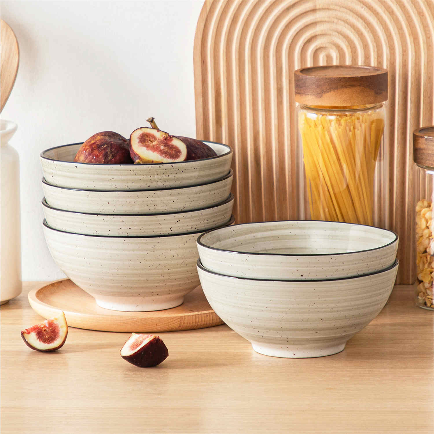 Bonbon Large Cereal Bowls Set of 6