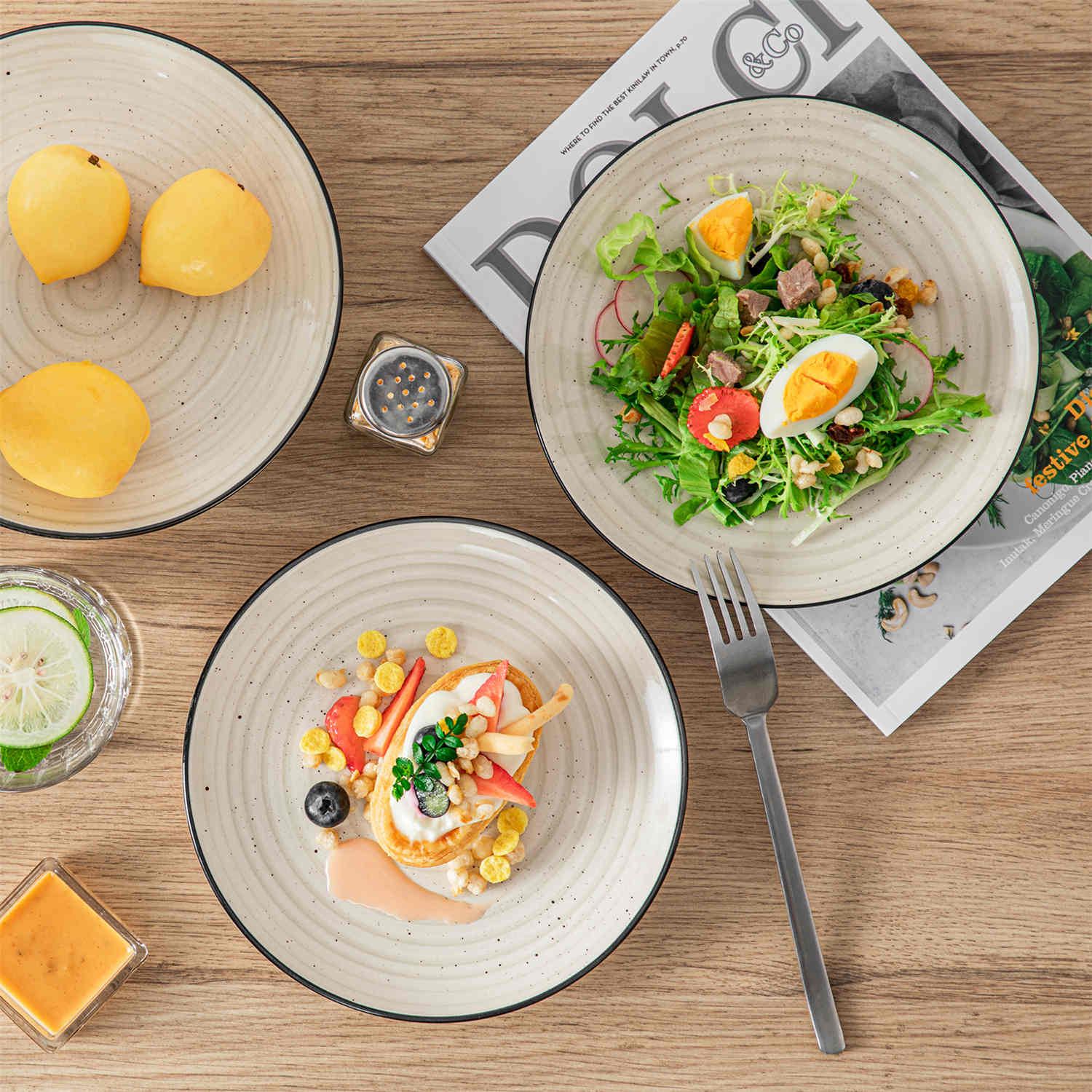 Bonbon Dessert Plates Set of 6