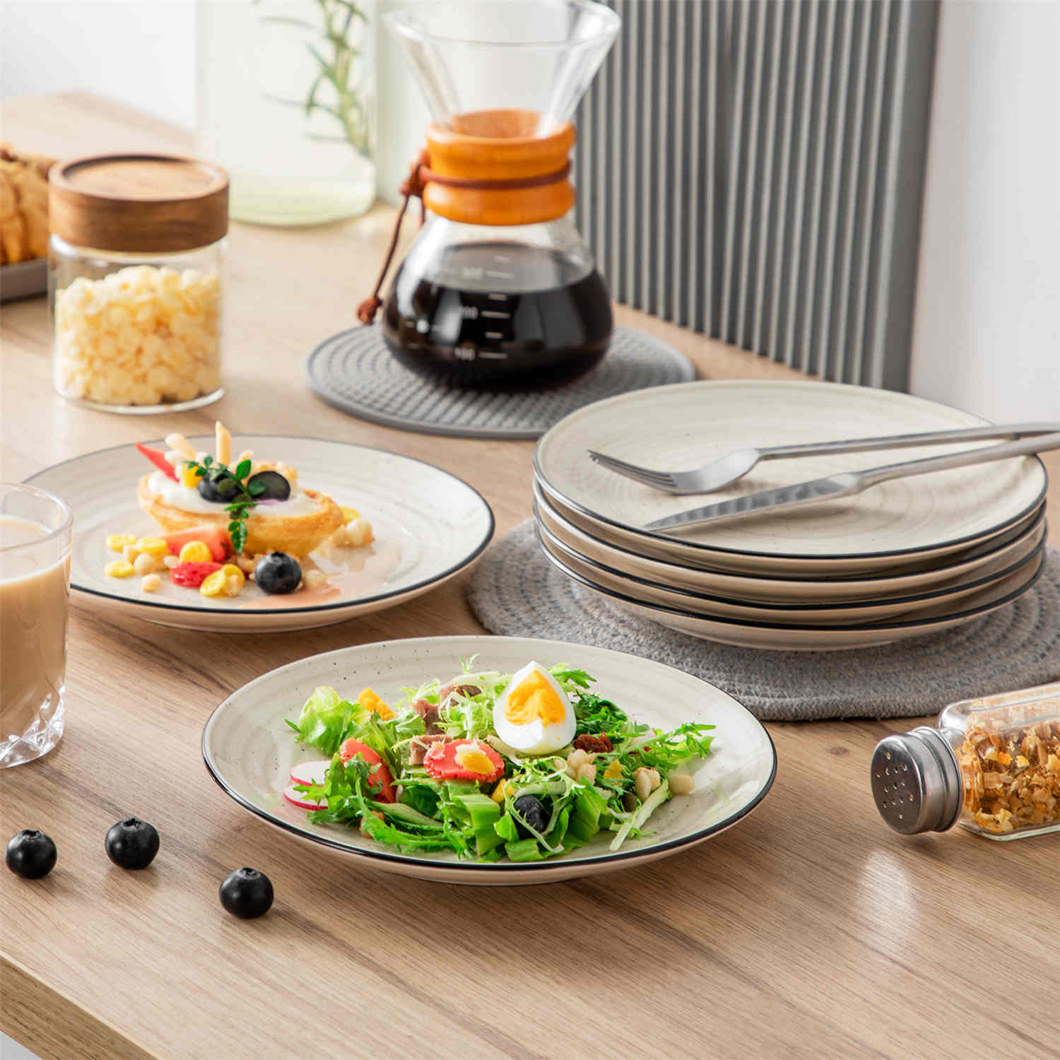 Bonbon Dessert Plates Set of 6