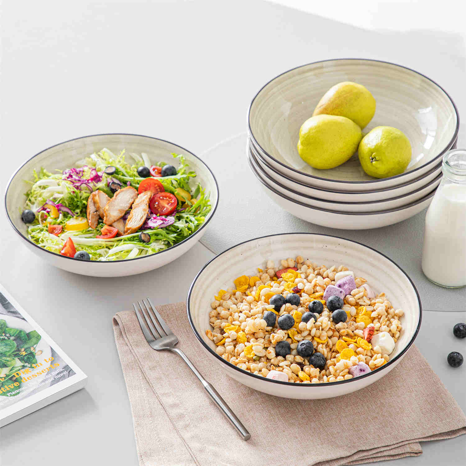 Bonbon Pasta Bowls Set of 6