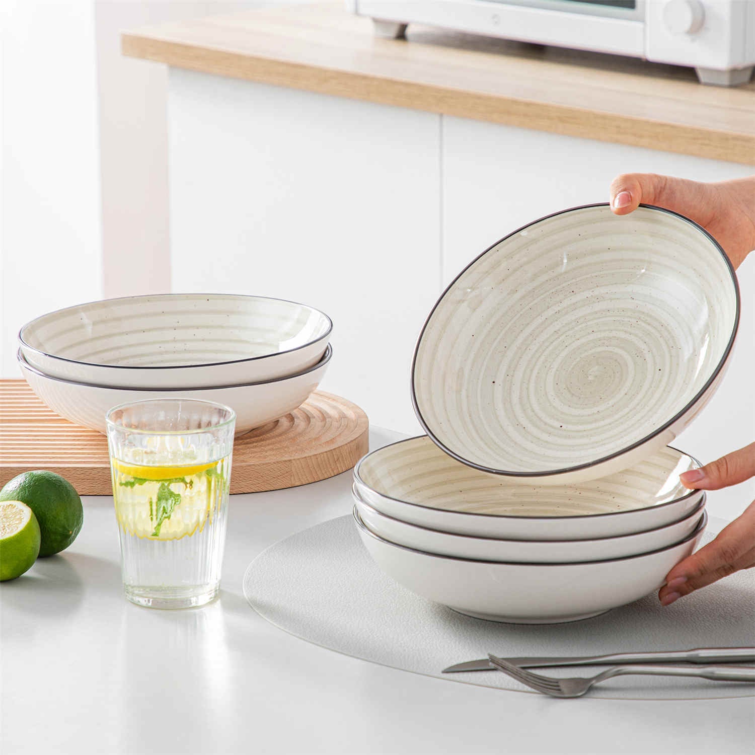 Bonbon Pasta Bowls Set of 6