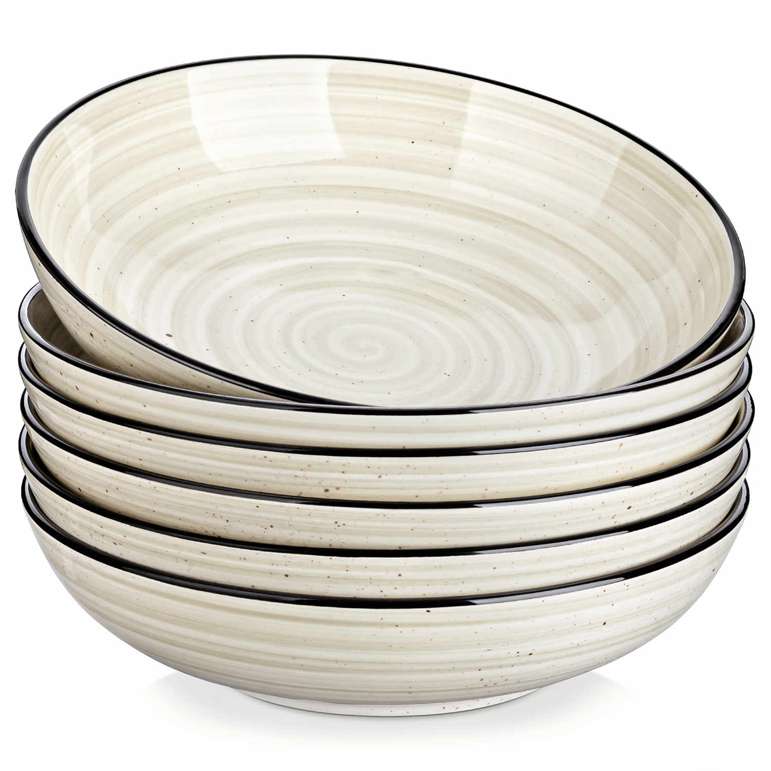 Bonbon Double-Sided Pasta Bowls Set of 6