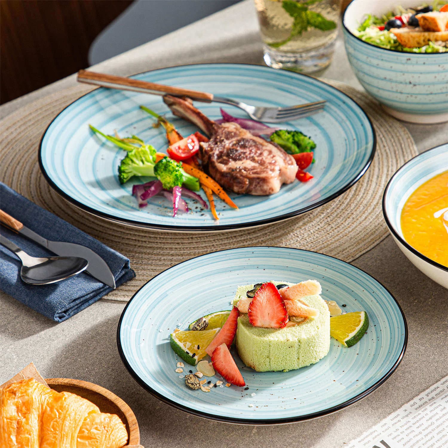 Bonbon 24 Piece Dinnerware Set