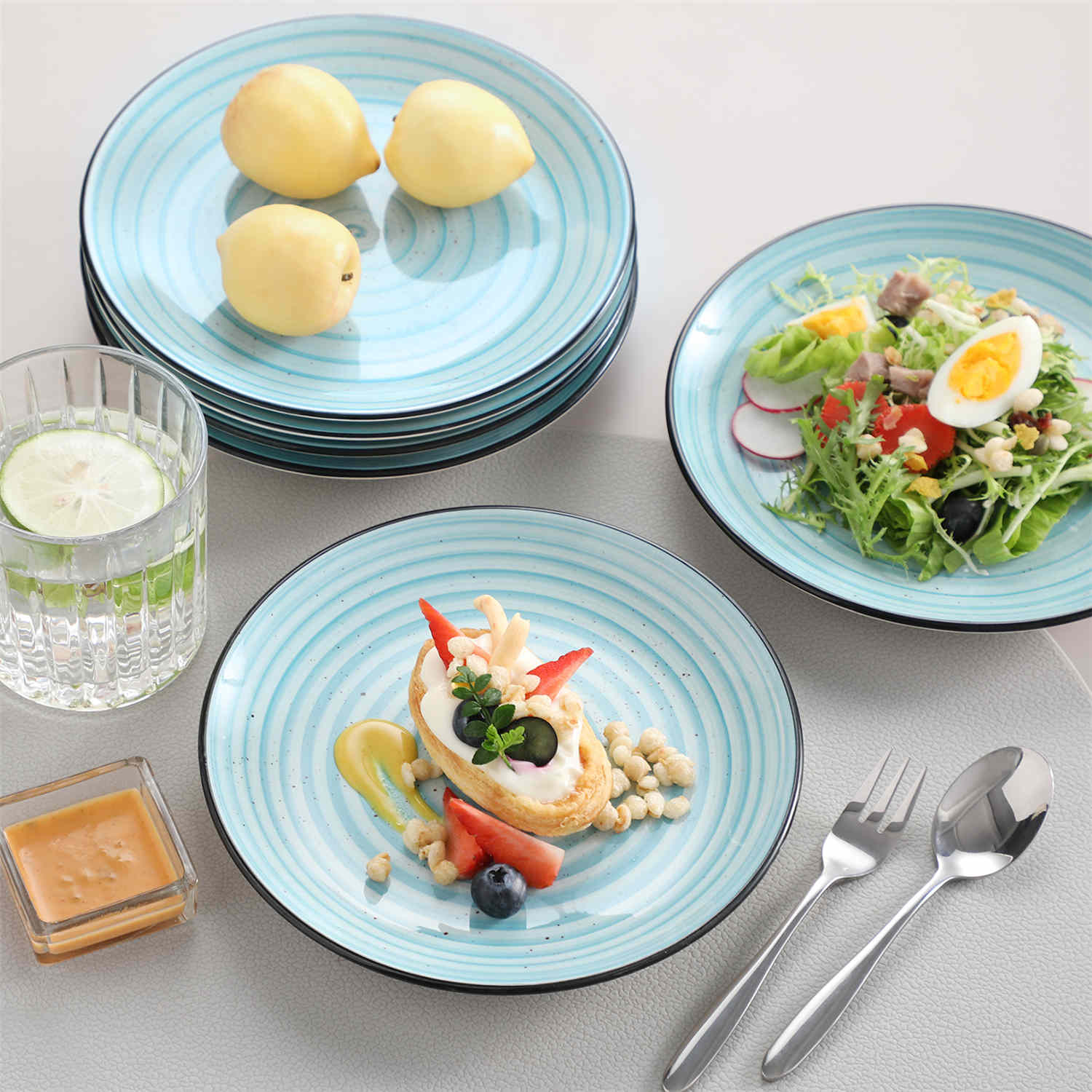 Bonbon Dessert Plates Set of 6