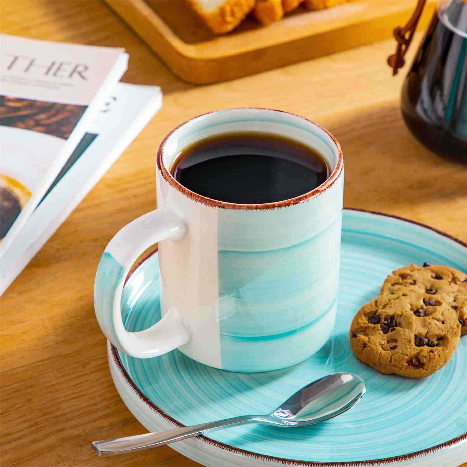 Bonita Large Round Mugs Set of 6