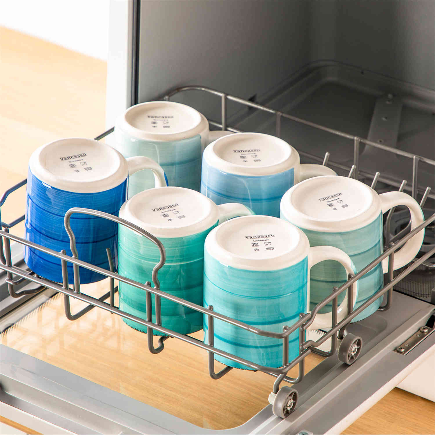 Bonita Large Round Mugs Set of 6