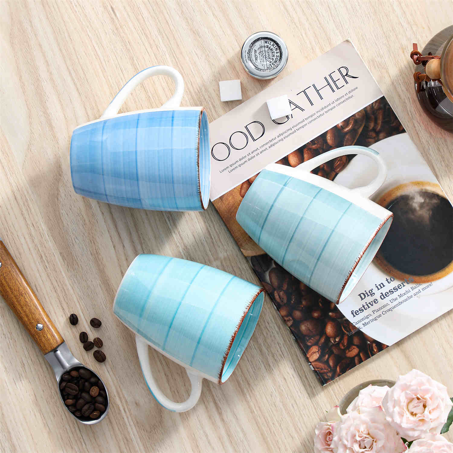 Bonita Large Mugs Set of 6