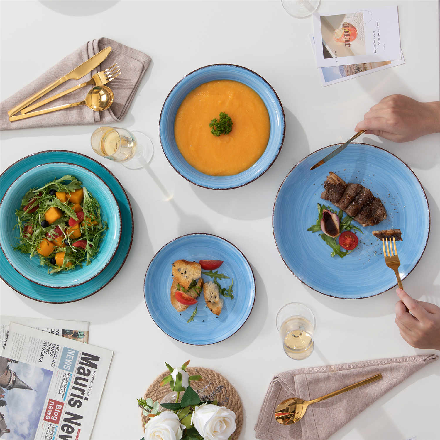 Bonita 18 Piece Dinnerware Set