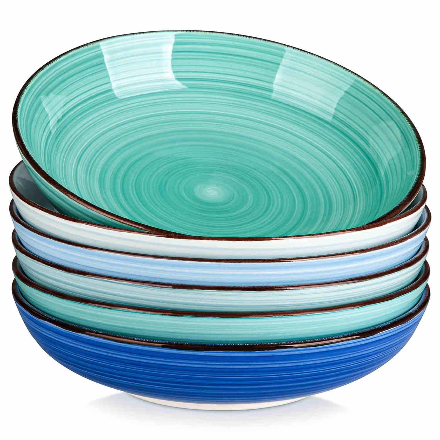 Bonita Large Pasta Bowls Set of 6