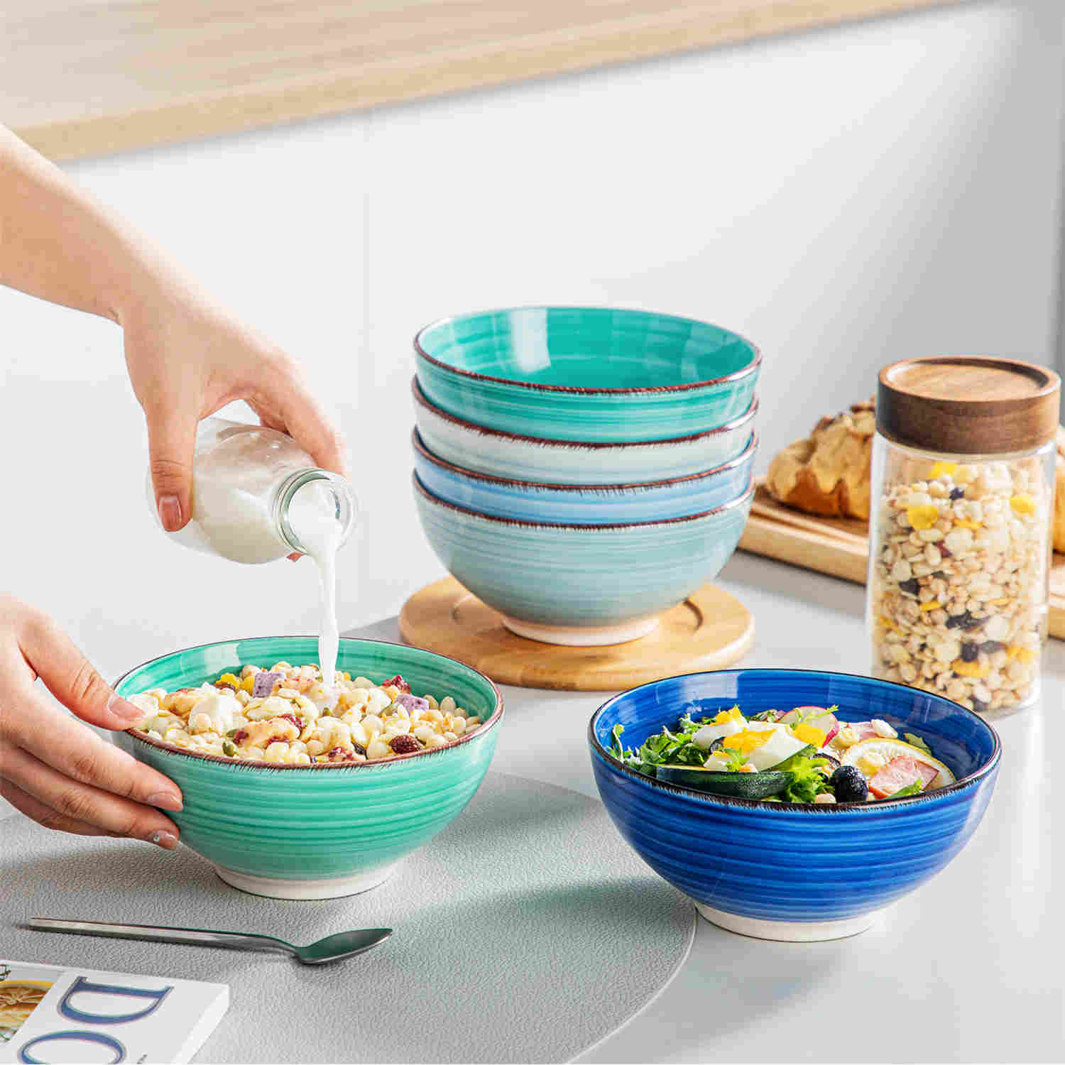 Bonita Cereal Bowls Set of 6