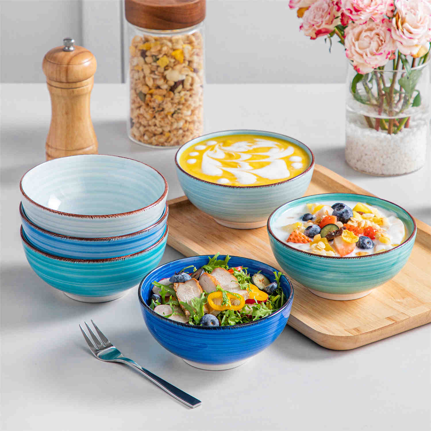 Bonita Mini Cereal Bowls Set of 6