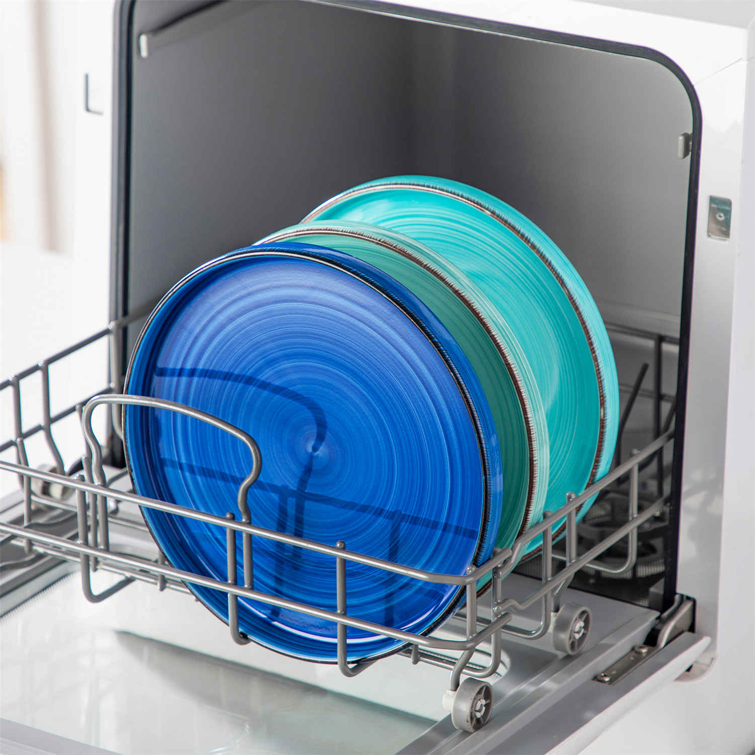 Bonita Straight-Edge Large Salad Plates Set of 6