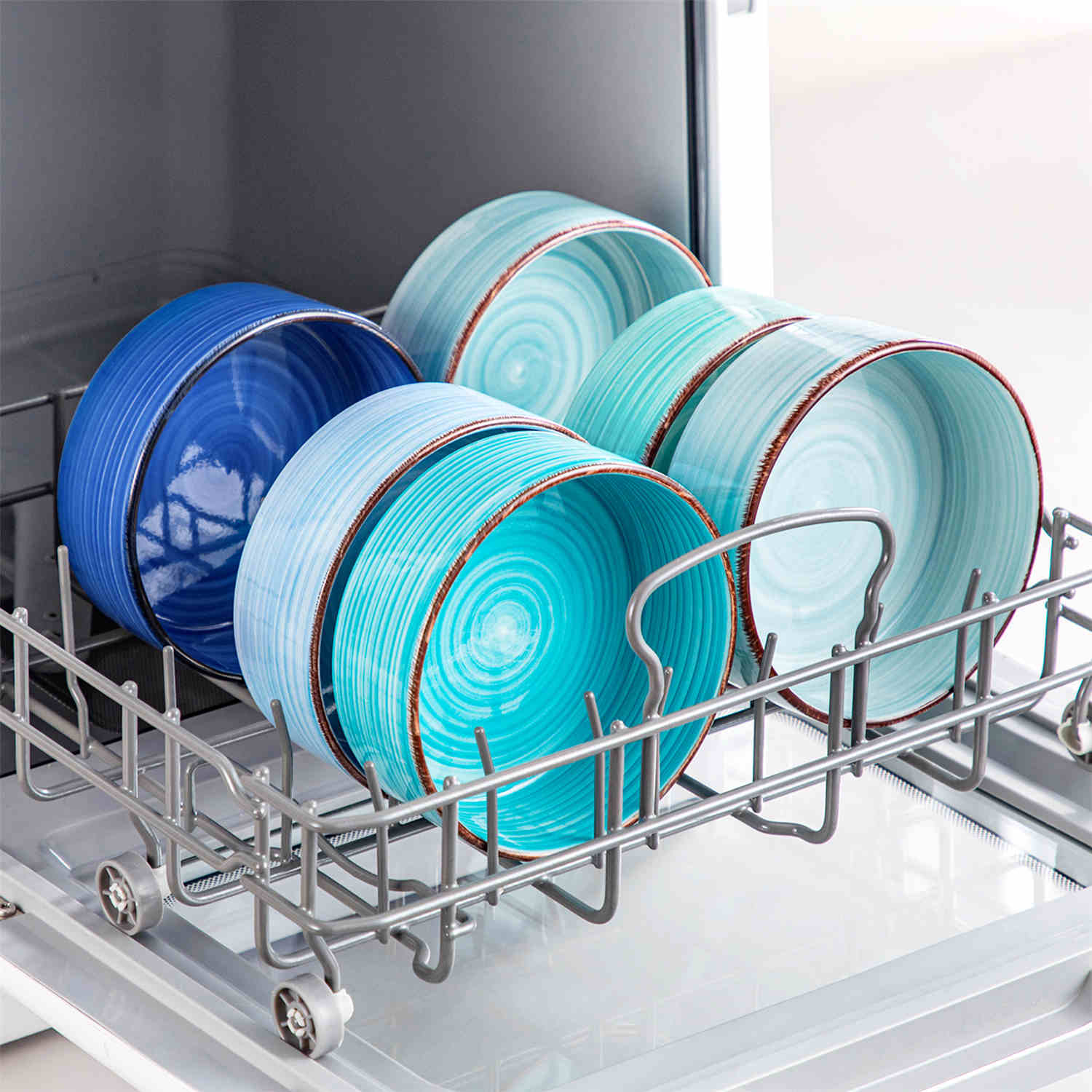 Bonita Mini Straight-Edge Cereal Bowls Set of 6