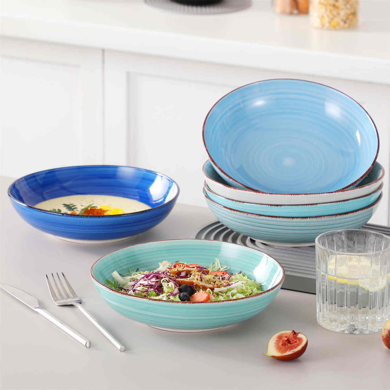 Bonita Pasta Bowls Set of 6