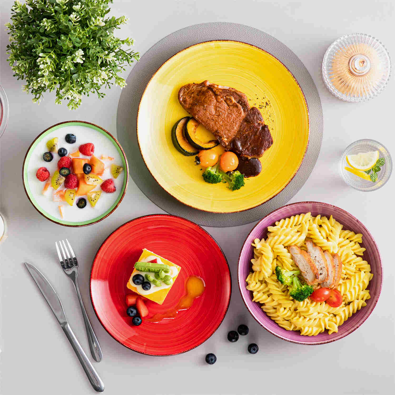 Bonita 24 Piece Dinnerware Set