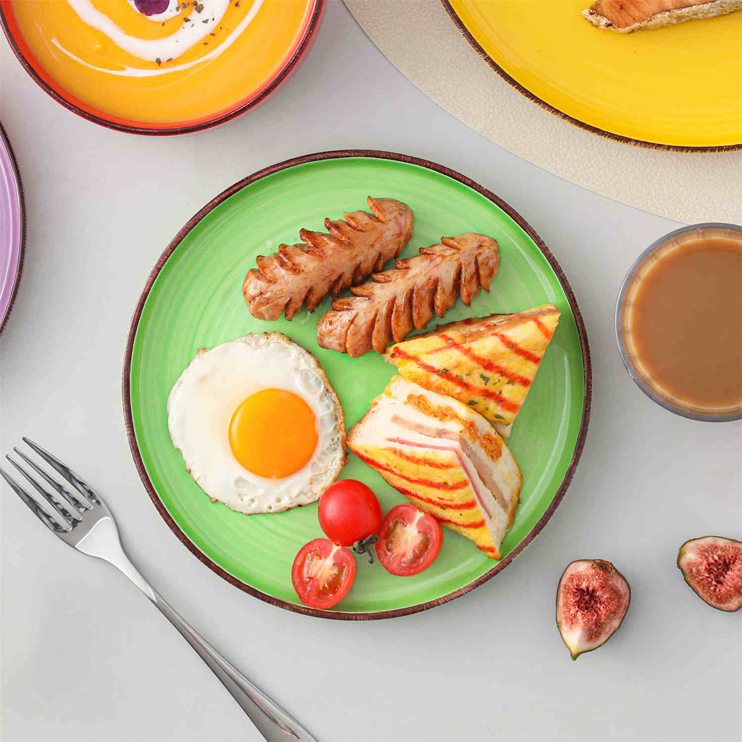 Bonita Lipped-Edge 12 Piece Dinnerware Set