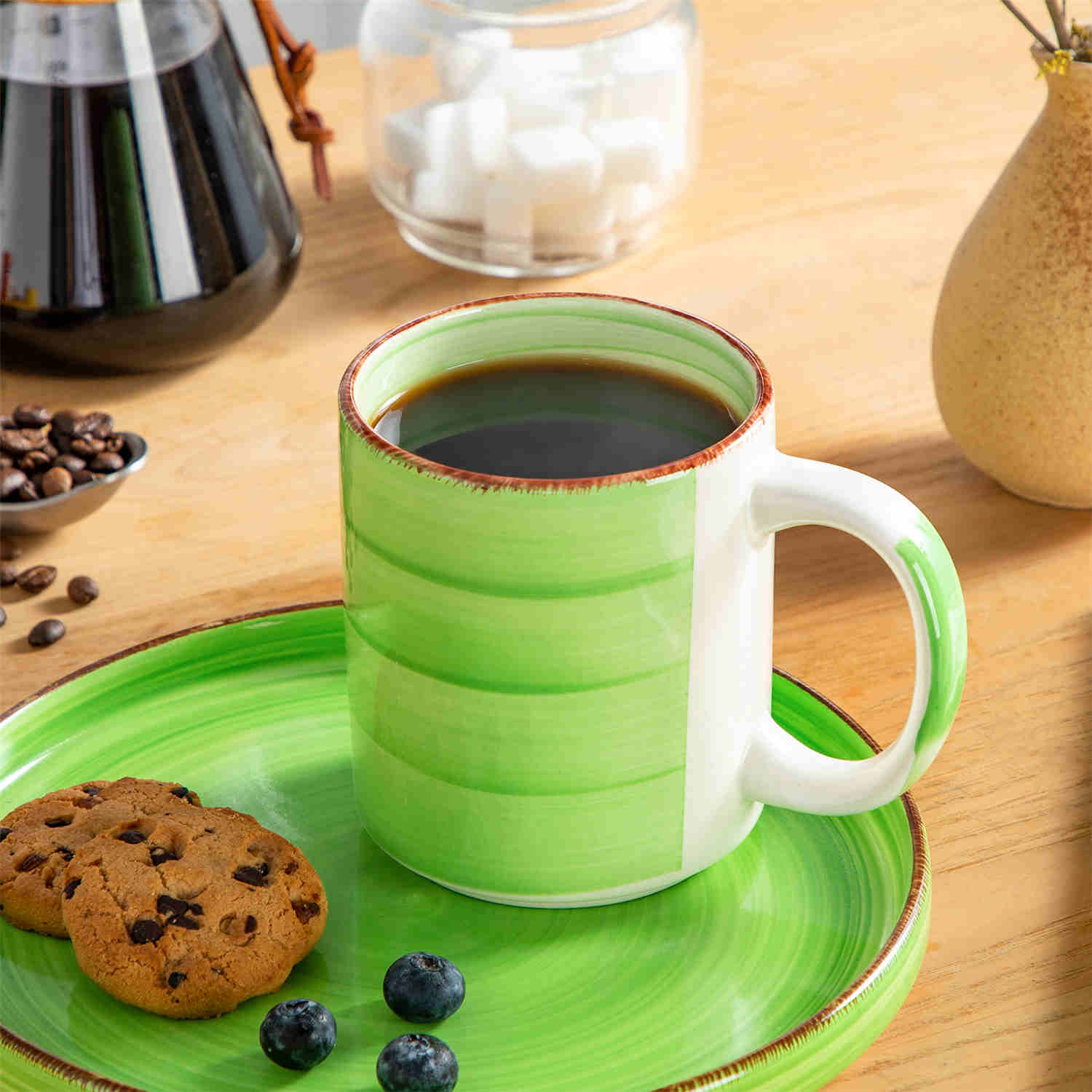 Bonita Large Round Mugs Set of 6