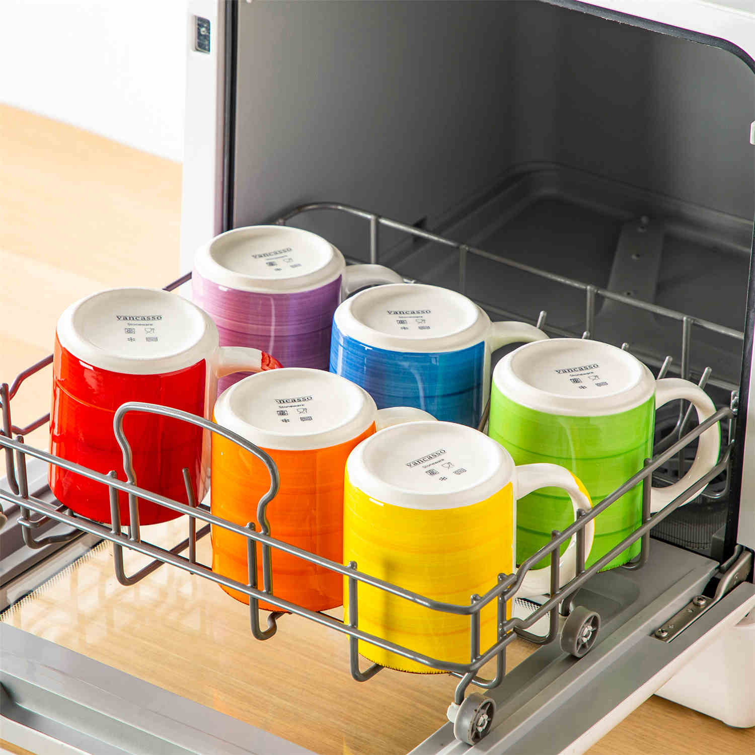 Bonita Large Round Mugs Set of 6