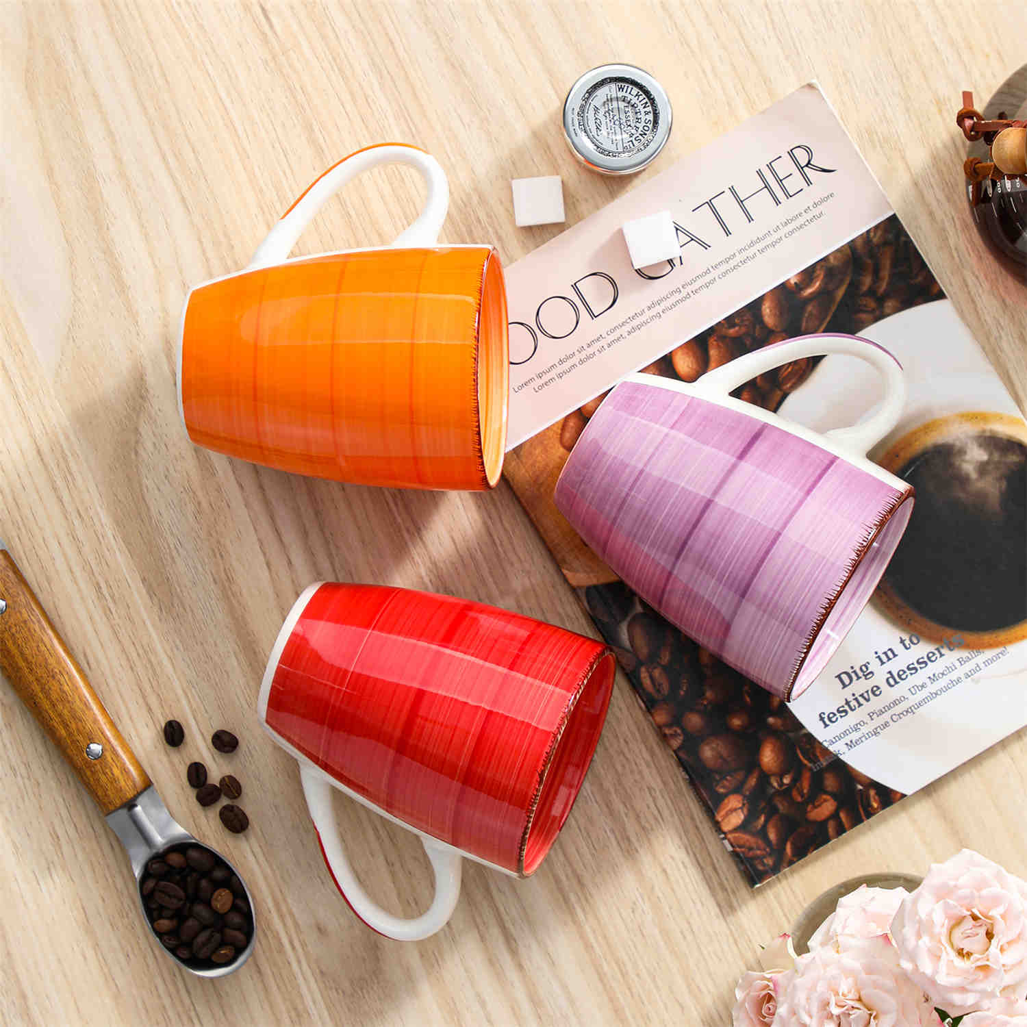 Bonita Large Mugs Set of 6