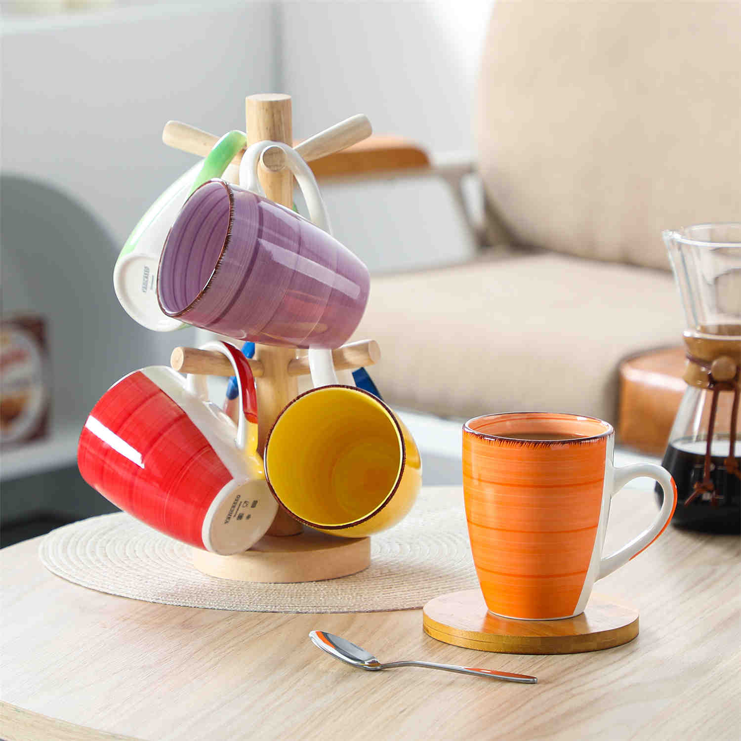 Bonita Large Mugs Set of 6