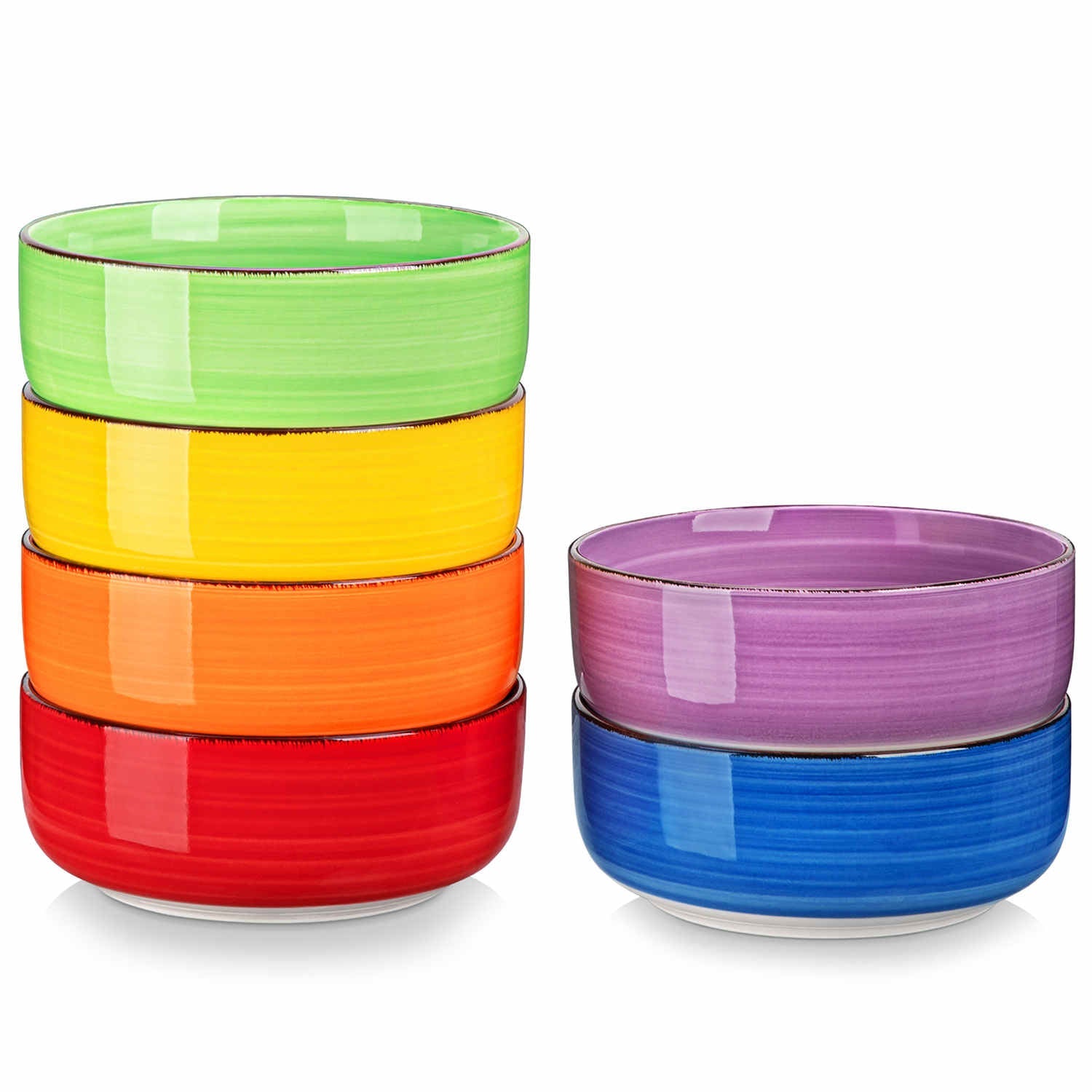 Bonita Deep Round Cereal Bowls Set of 6