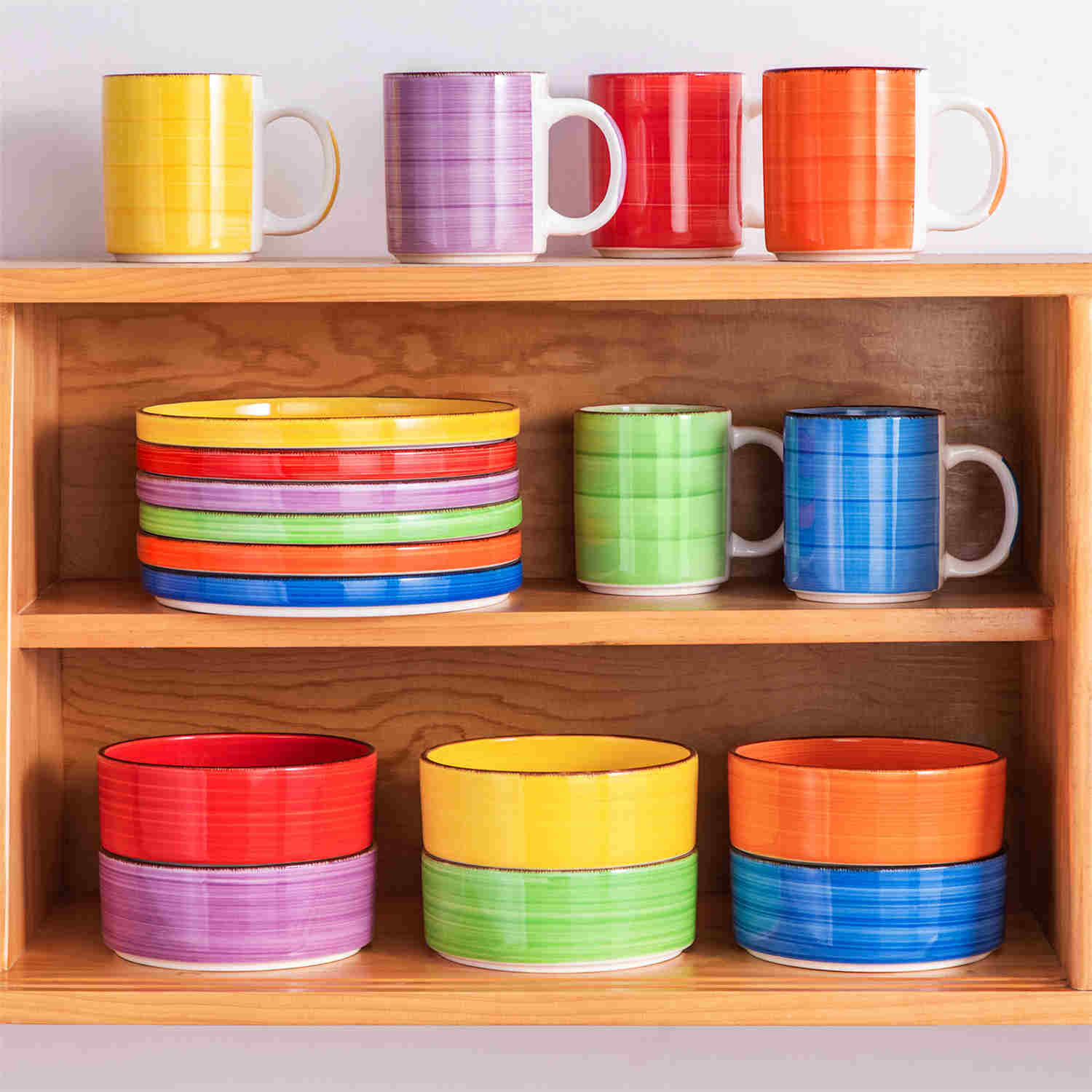 Bonita Straight-Edge Cereal Bowls Set of 6