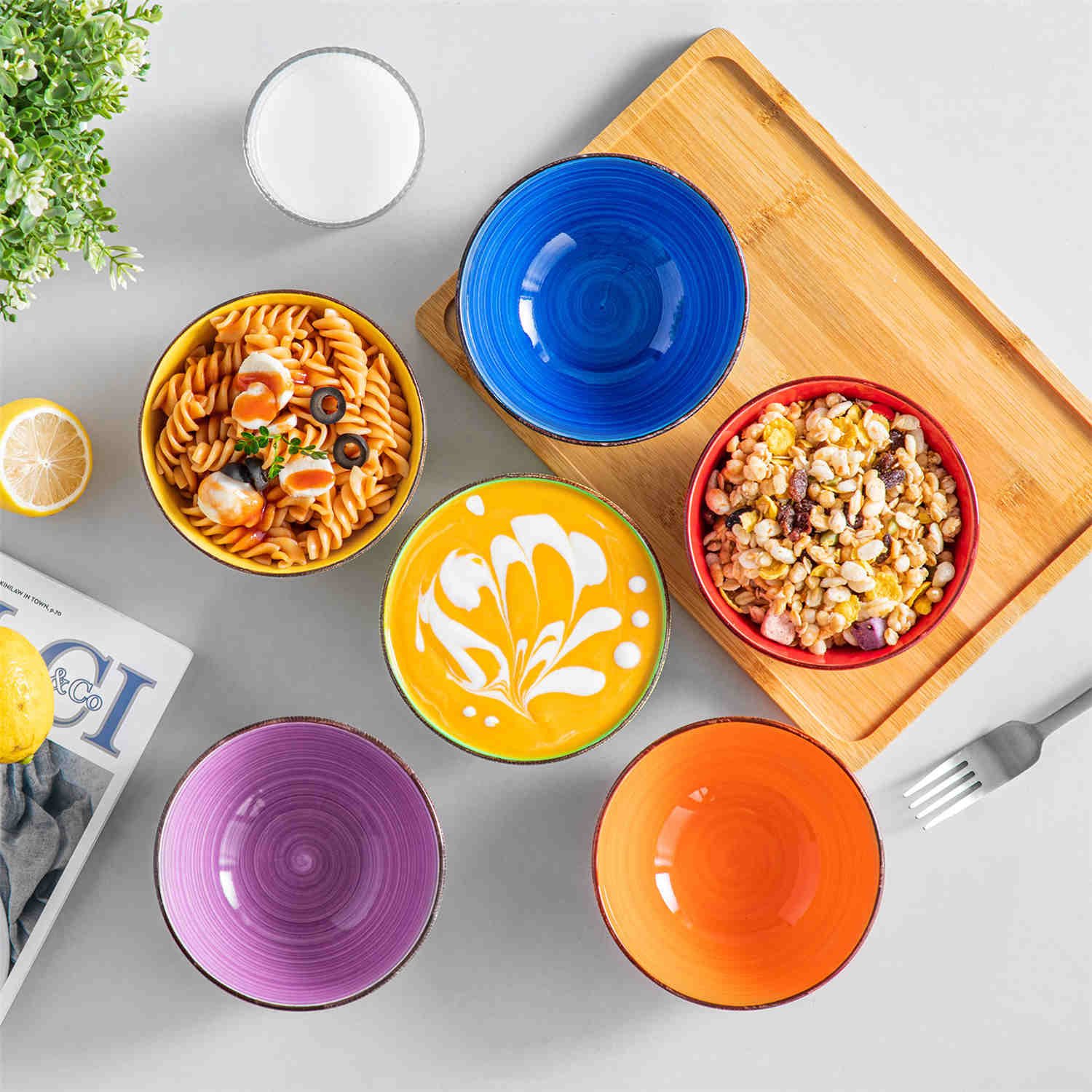 Bonita Mini Cereal Bowls Set of 6