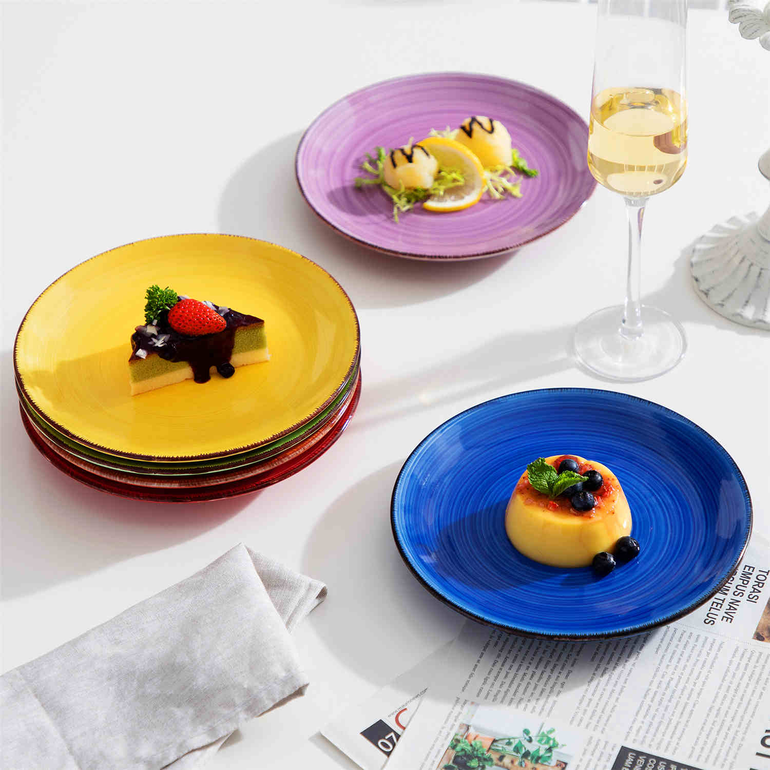 Bonita Salad Plates Set of 6