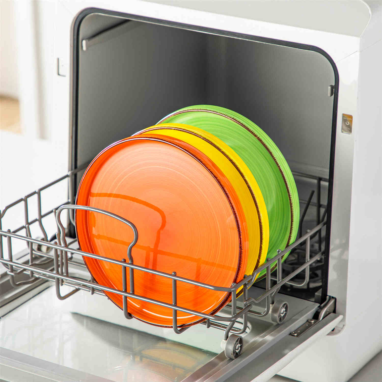 Bonita Straight-Edge Large Salad Plates Set of 6