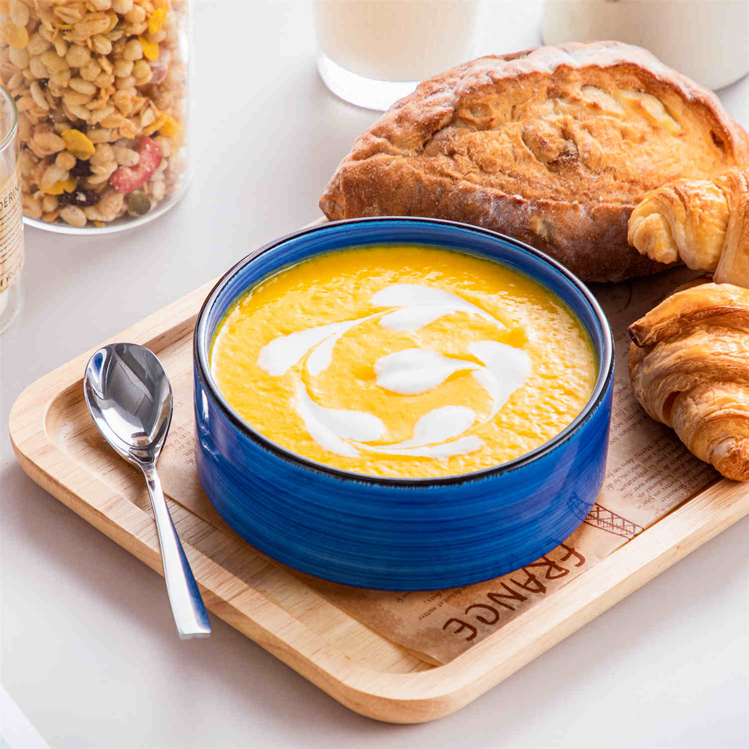 Bonita Mini Straight-Edge Cereal Bowls Set of 6