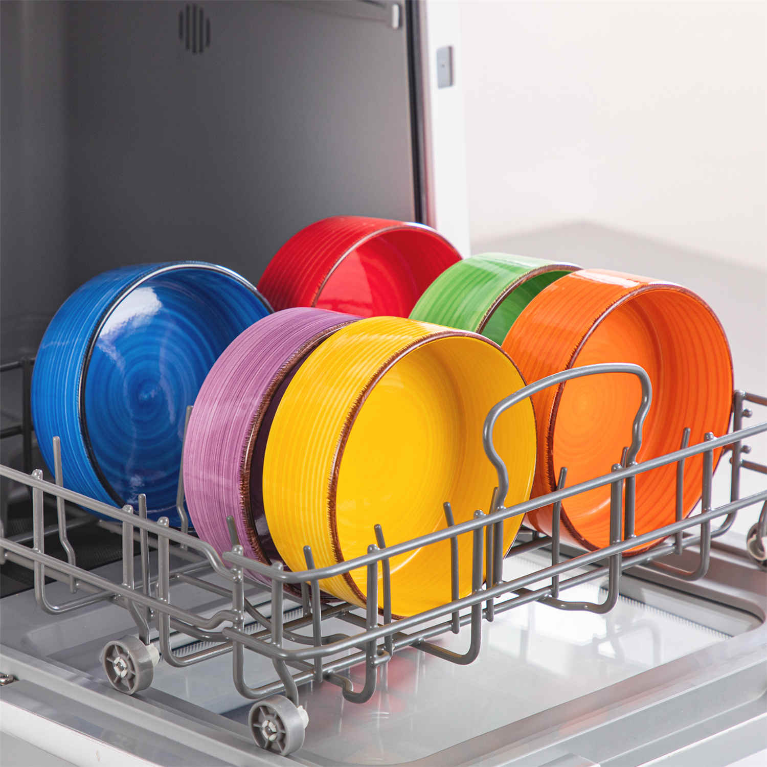 Bonita Mini Straight-Edge Cereal Bowls Set of 6