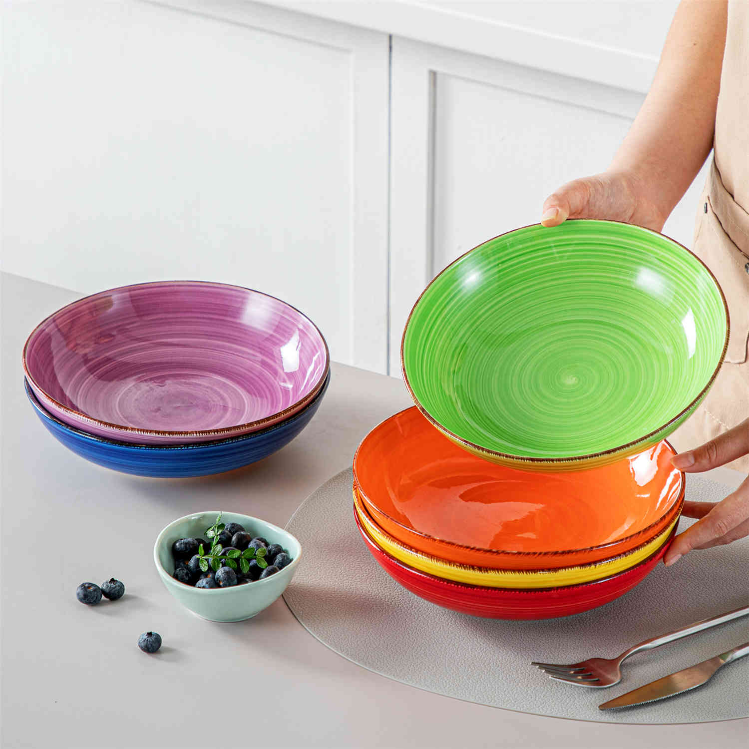 Bonita Pasta Bowls Set of 6