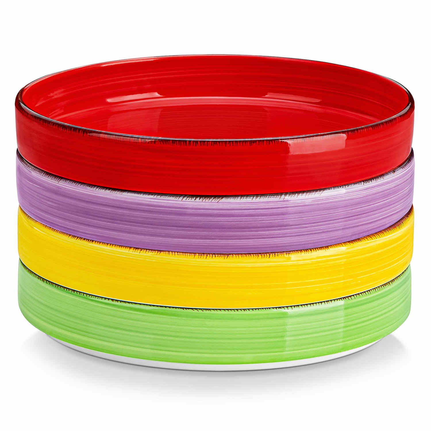 Bonita Straight-Edge Pasta Bowls Set of 4
