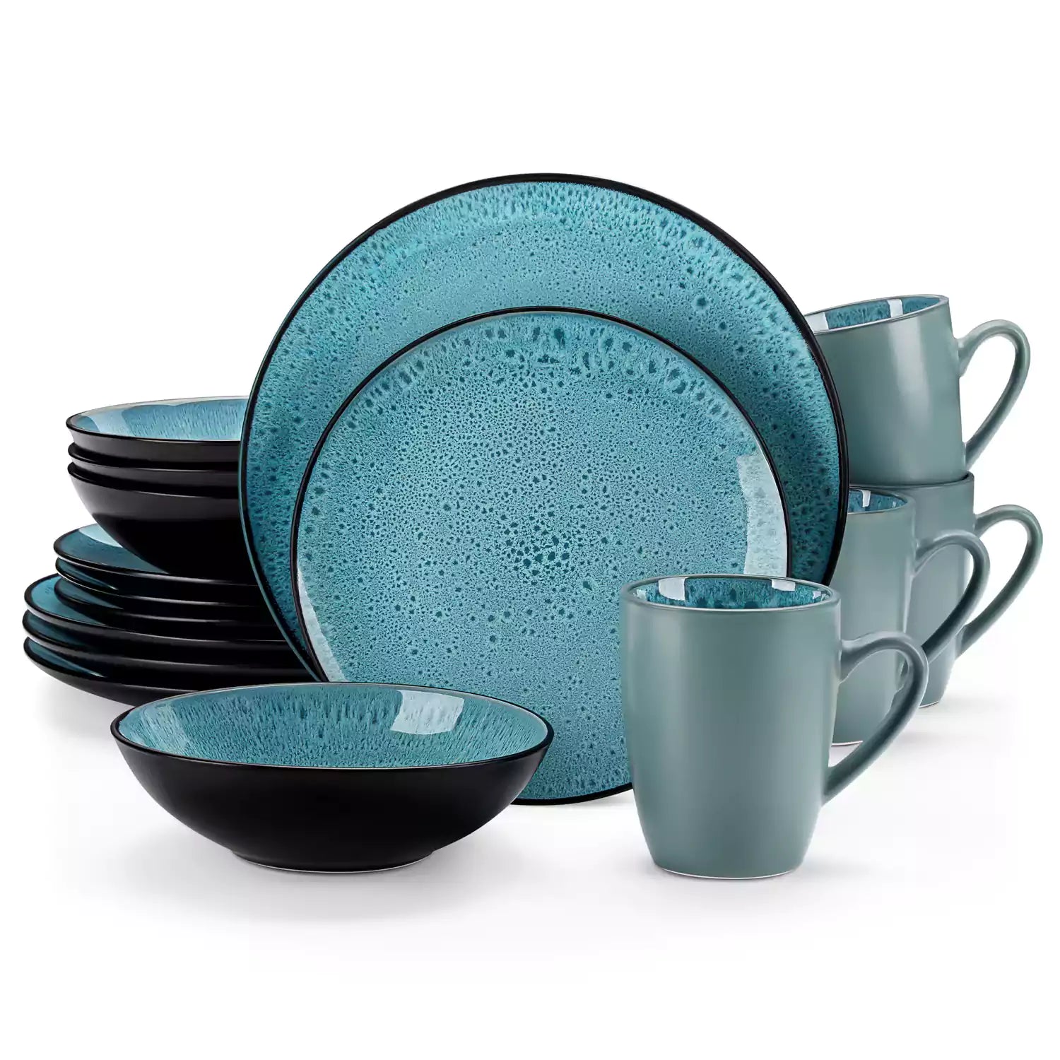 Bubble 16 Piece Dinnerware Set