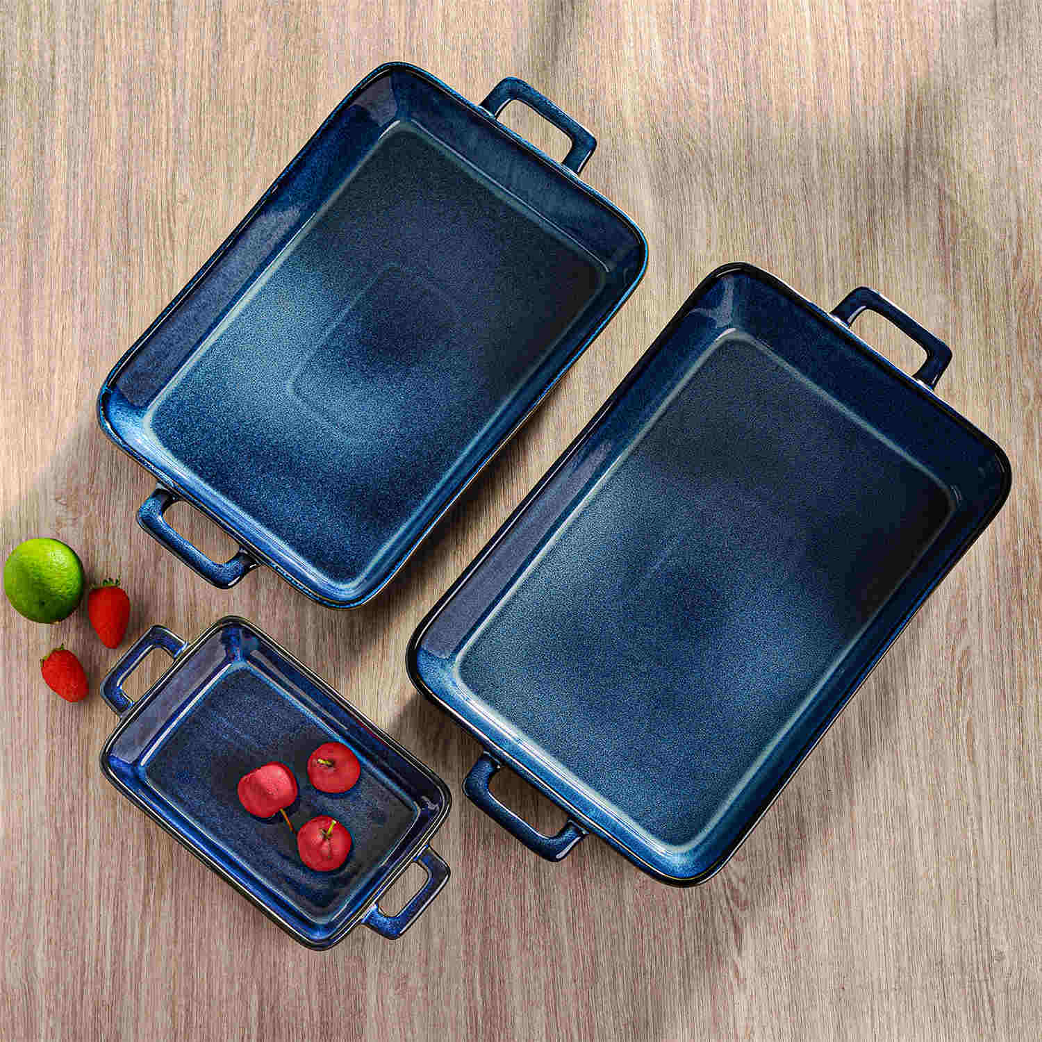 Bakeware Set Blue Baking Dishes